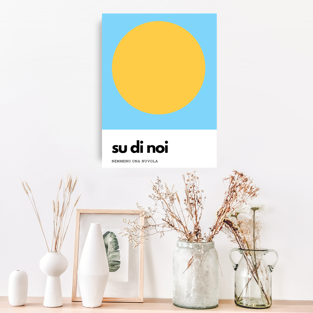 Sole | Poster su tela 30x50cm