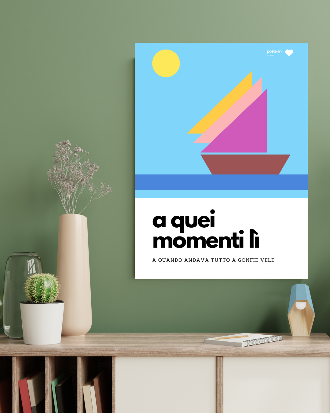 Destri | Poster su tela 30x50cm